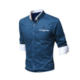 Long Sleeve Slim Fit Shirt Men