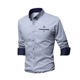 Long Sleeve Slim Fit Shirt Men