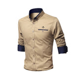 Long Sleeve Slim Fit Shirt Men