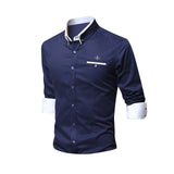 Long Sleeve Slim Fit Shirt Men
