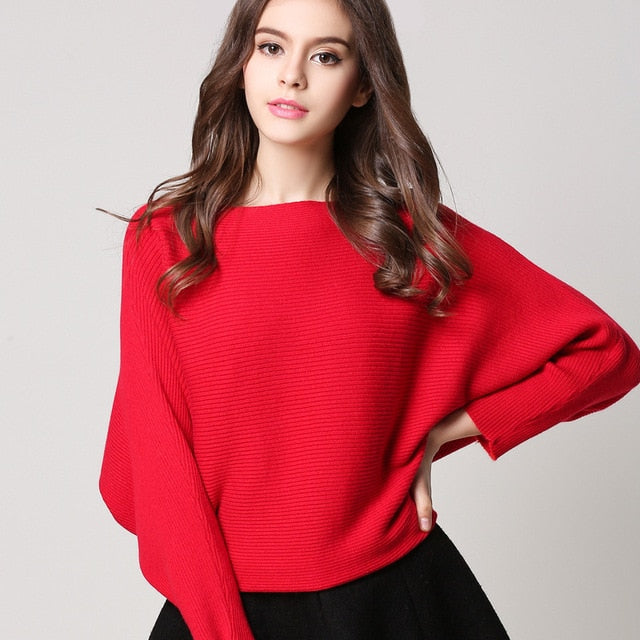 Sweaters Women Long Sleeve Big Loose Sweater Girls